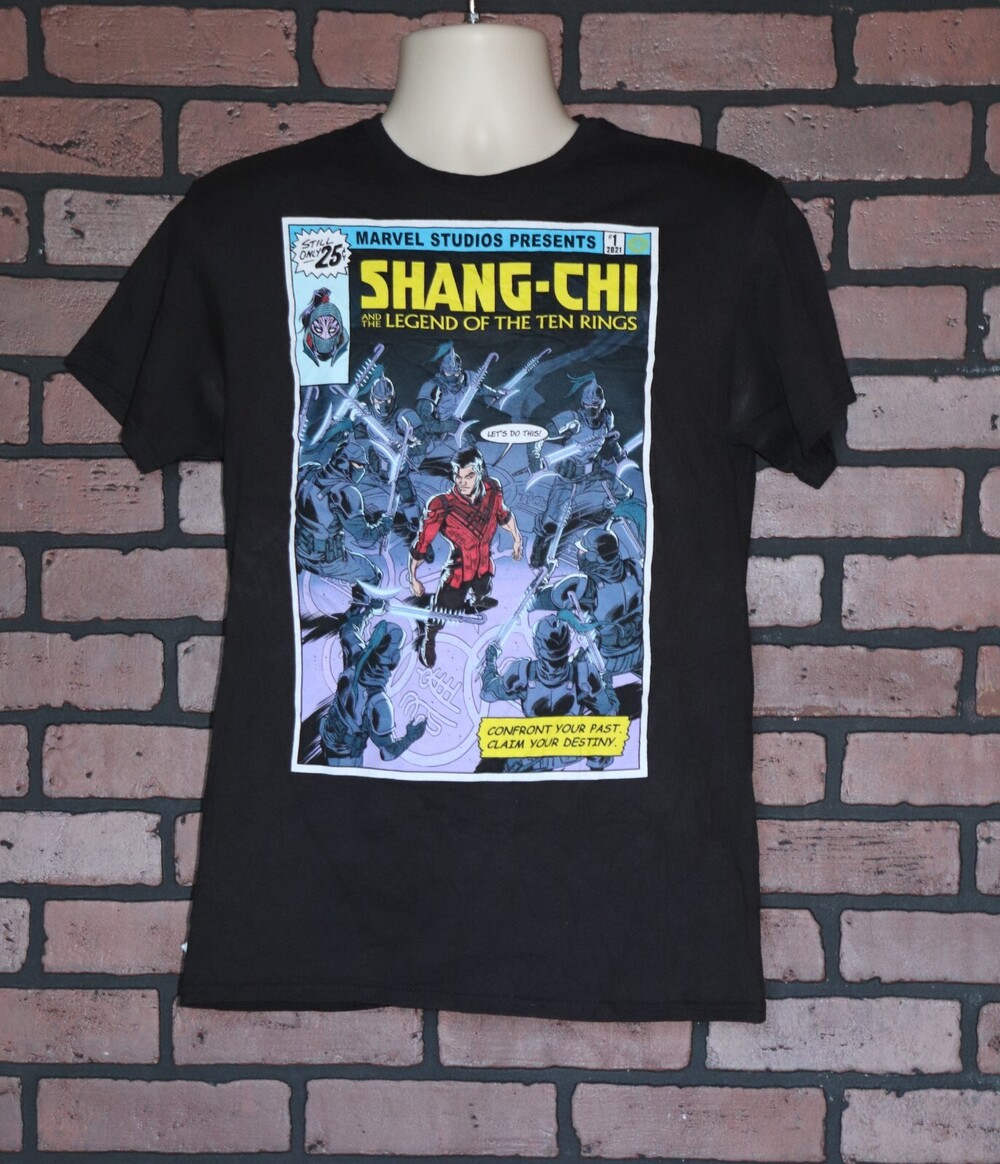 Men's Marvel Comics "Shang-Chi" Graphic T-shirt | Black | New | Size: M